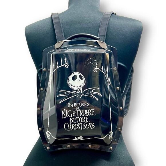 Vintage NWOT Boblebe-e nightmare before Christmas hard shell mini backpack - Picture 1 of 15